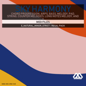 Sky Harmony - 4 Chords - 5 Notes-Chords - 16 Bars - Strict - E_Natural_Minor_Strict - Resal Pack