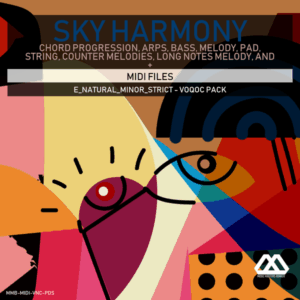 Sky Harmony - 4 Chords - 5 Notes-Chords - 16 Bars - Strict - E_Natural_Minor_Strict - Voqoc Pack