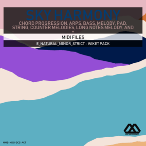Sky Harmony - 4 Chords - 5 Notes-Chords - 16 Bars - Strict - E_Natural_Minor_Strict - Wiket Pack