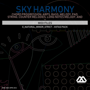 Sky Harmony - 4 Chords - 5 Notes-Chords - 16 Bars - Strict - E_Natural_Minor_Strict - Xotas Pack