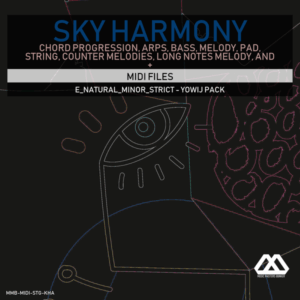 Sky Harmony - 4 Chords - 5 Notes-Chords - 16 Bars - Strict - E_Natural_Minor_Strict - Yowij Pack