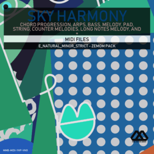 Sky Harmony - 4 Chords - 5 Notes-Chords - 16 Bars - Strict - E_Natural_Minor_Strict - Zemom Pack
