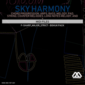 Sky Harmony - 4 Chords - 5 Notes-Chords - 16 Bars - Strict - F-sharp_Major_Strict - Bohuk Pack