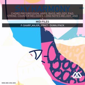 Sky Harmony - 4 Chords - 5 Notes-Chords - 16 Bars - Strict - F-sharp_Major_Strict - Duwaj Pack