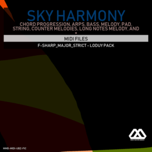 Sky Harmony - 4 Chords - 5 Notes-Chords - 16 Bars - Strict - F-sharp_Major_Strict - Loduy Pack