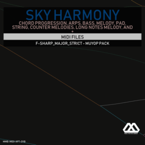 Sky Harmony - 4 Chords - 5 Notes-Chords - 16 Bars - Strict - F-sharp_Major_Strict - Muyop Pack