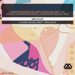 Sky Harmony - 4 Chords - 5 Notes-Chords - 16 Bars - Strict - F-sharp_Major_Strict - Pepej Pack