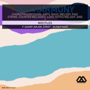 Sky Harmony - 4 Chords - 5 Notes-Chords - 16 Bars - Strict - F-sharp_Major_Strict - Wunep Pack