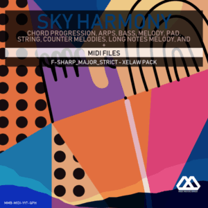 Sky Harmony - 4 Chords - 5 Notes-Chords - 16 Bars - Strict - F-sharp_Major_Strict - Xelaw Pack
