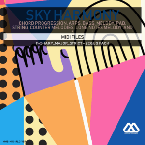 Sky Harmony - 4 Chords - 5 Notes-Chords - 16 Bars - Strict - F-sharp_Major_Strict - Zequq Pack