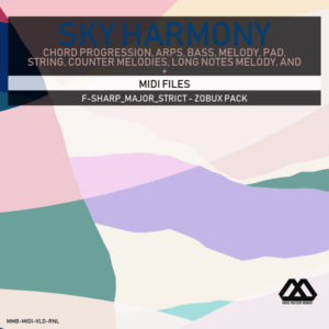 Sky Harmony - 4 Chords - 5 Notes-Chords - 16 Bars - Strict - F-sharp_Major_Strict - Zobux Pack
