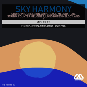 Sky Harmony - 4 Chords - 5 Notes-Chords - 16 Bars - Strict - F-sharp_Natural_Minor_Strict - Gazir Pack