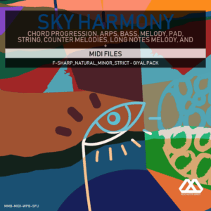 Sky Harmony - 4 Chords - 5 Notes-Chords - 16 Bars - Strict - F-sharp_Natural_Minor_Strict - Giyal Pack