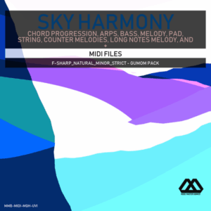 Sky Harmony - 4 Chords - 5 Notes-Chords - 16 Bars - Strict - F-sharp_Natural_Minor_Strict - Gumom Pack