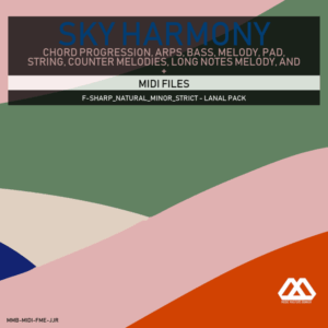 Sky Harmony - 4 Chords - 5 Notes-Chords - 16 Bars - Strict - F-sharp_Natural_Minor_Strict - Lanal Pack