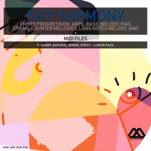 Sky Harmony - 4 Chords - 5 Notes-Chords - 16 Bars - Strict - F-sharp_Natural_Minor_Strict - Luwur Pack