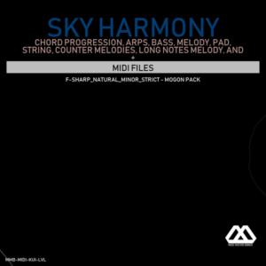 Sky Harmony - 4 Chords - 5 Notes-Chords - 16 Bars - Strict - F-sharp_Natural_Minor_Strict - Mogon Pack