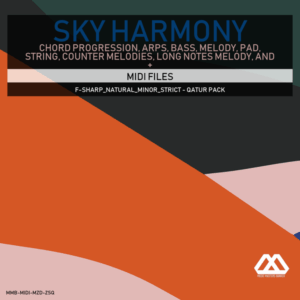 Sky Harmony - 4 Chords - 5 Notes-Chords - 16 Bars - Strict - F-sharp_Natural_Minor_Strict - Qatur Pack