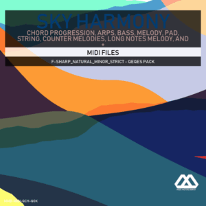 Sky Harmony - 4 Chords - 5 Notes-Chords - 16 Bars - Strict - F-sharp_Natural_Minor_Strict - Qeqes Pack