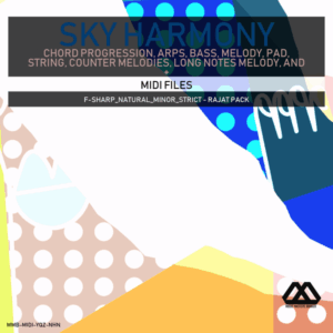 Sky Harmony - 4 Chords - 5 Notes-Chords - 16 Bars - Strict - F-sharp_Natural_Minor_Strict - Rajat Pack