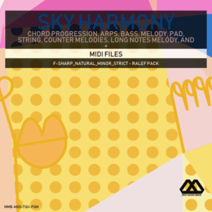 Sky Harmony - 4 Chords - 5 Notes-Chords - 16 Bars - Strict - F-sharp_Natural_Minor_Strict - Ralef Pack