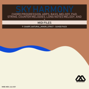 Sky Harmony - 4 Chords - 5 Notes-Chords - 16 Bars - Strict - F-sharp_Natural_Minor_Strict - Suhod Pack