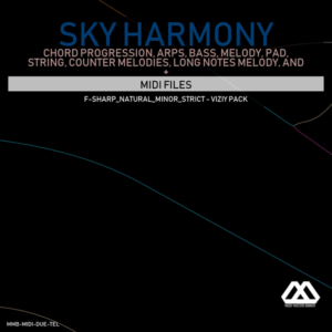 Sky Harmony - 4 Chords - 5 Notes-Chords - 16 Bars - Strict - F-sharp_Natural_Minor_Strict - Viziy Pack
