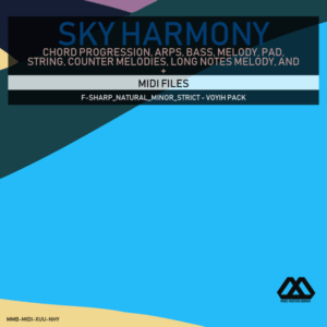 Sky Harmony - 4 Chords - 5 Notes-Chords - 16 Bars - Strict - F-sharp_Natural_Minor_Strict - Voyih Pack