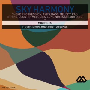 Sky Harmony - 4 Chords - 5 Notes-Chords - 16 Bars - Strict - F-sharp_Natural_Minor_Strict - Wigub Pack