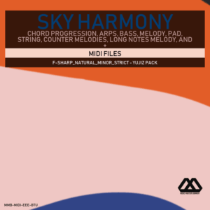 Sky Harmony - 4 Chords - 5 Notes-Chords - 16 Bars - Strict - F-sharp_Natural_Minor_Strict - Yujiz Pack