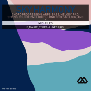 Sky Harmony - 4 Chords - 5 Notes-Chords - 16 Bars - Strict - F_Major_Strict - Luneb Pack