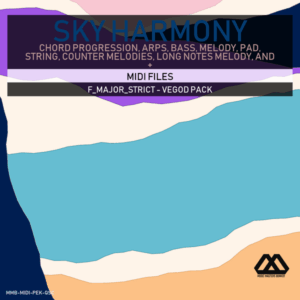 Sky Harmony - 4 Chords - 5 Notes-Chords - 16 Bars - Strict - F_Major_Strict - Vegod Pack