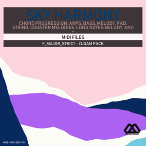 Sky Harmony - 4 Chords - 5 Notes-Chords - 16 Bars - Strict - F_Major_Strict - Zuqam Pack