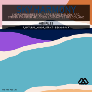 Sky Harmony - 4 Chords - 5 Notes-Chords - 16 Bars - Strict - F_Natural_Minor_Strict - Bevag Pack