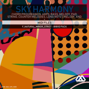 Sky Harmony - 4 Chords - 5 Notes-Chords - 16 Bars - Strict - F_Natural_Minor_Strict - Bibod Pack