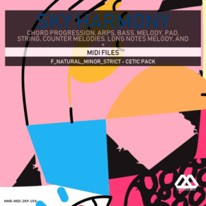 Sky Harmony - 4 Chords - 5 Notes-Chords - 16 Bars - Strict - F_Natural_Minor_Strict - Cetic Pack