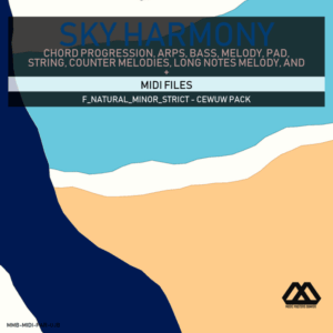 Sky Harmony - 4 Chords - 5 Notes-Chords - 16 Bars - Strict - F_Natural_Minor_Strict - Cewuw Pack