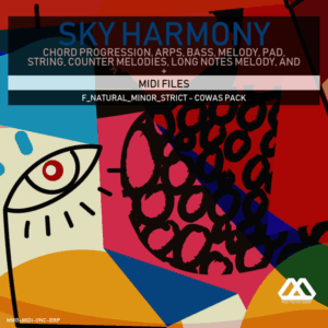 Sky Harmony - 4 Chords - 5 Notes-Chords - 16 Bars - Strict - F_Natural_Minor_Strict - Cowas Pack