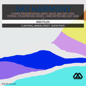 Sky Harmony - 4 Chords - 5 Notes-Chords - 16 Bars - Strict - F_Natural_Minor_Strict - Dufaf Pack