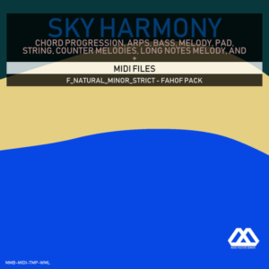 Sky Harmony - 4 Chords - 5 Notes-Chords - 16 Bars - Strict - F_Natural_Minor_Strict - Fahof Pack