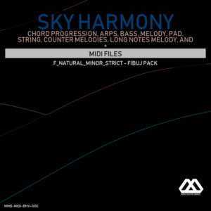 Sky Harmony - 4 Chords - 5 Notes-Chords - 16 Bars - Strict - F_Natural_Minor_Strict - Fibuj Pack