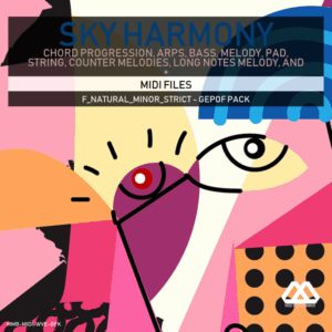 Sky Harmony - 4 Chords - 5 Notes-Chords - 16 Bars - Strict - F_Natural_Minor_Strict - Gepof Pack