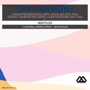 Sky Harmony - 4 Chords - 5 Notes-Chords - 16 Bars - Strict - F_Natural_Minor_Strict - Hecoz Pack