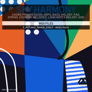 Sky Harmony - 4 Chords - 5 Notes-Chords - 16 Bars - Strict - F_Natural_Minor_Strict - Mixev Pack