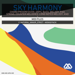 Sky Harmony - 4 Chords - 5 Notes-Chords - 16 Bars - Strict - F_Natural_Minor_Strict - Moniq Pack