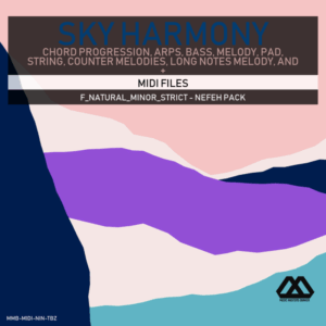 Sky Harmony - 4 Chords - 5 Notes-Chords - 16 Bars - Strict - F_Natural_Minor_Strict - Nefeh Pack