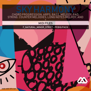 Sky Harmony - 4 Chords - 5 Notes-Chords - 16 Bars - Strict - F_Natural_Minor_Strict - Pebiq Pack