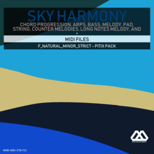 Sky Harmony - 4 Chords - 5 Notes-Chords - 16 Bars - Strict - F_Natural_Minor_Strict - Pitix Pack