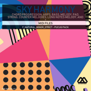 Sky Harmony - 4 Chords - 5 Notes-Chords - 16 Bars - Strict - F_Natural_Minor_Strict - Pucug Pack