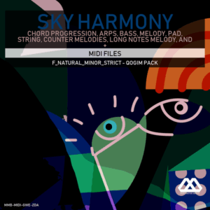 Sky Harmony - 4 Chords - 5 Notes-Chords - 16 Bars - Strict - F_Natural_Minor_Strict - Qogim Pack